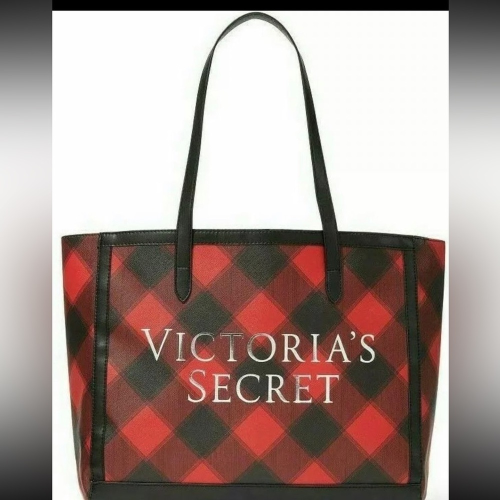 NEW!! Victoria Secret Plaid Tote - NEW
